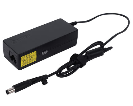 Enter Bis Certified 90W, 19.5V/4.62A, 3 Pin High-Efficiency Ac Laptop Charger/Adapter for Dell Laptops (Without Power Cord),Black