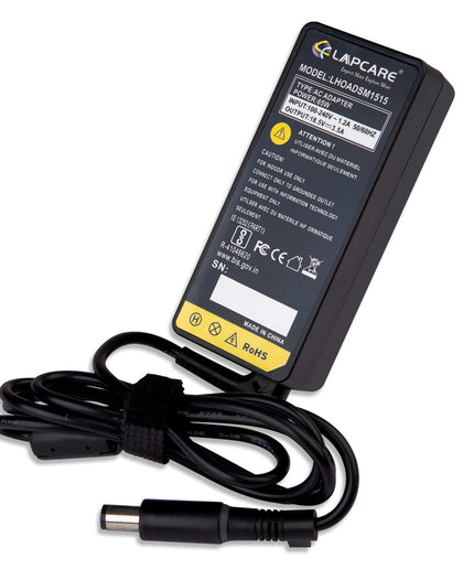 Enter BIS Certified 65W, 18.5V/3.5A, 3 Pin High-Efficiency AC Laptop Charger/Adapter for HP Laptops (Without Power Cord)