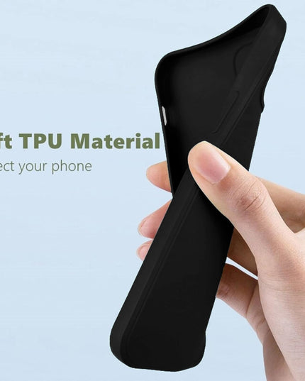 HC® Oppo Reno 14 Back Cover | Soft Silicone Slim Back Case Cover for Oppo Reno 14- Black