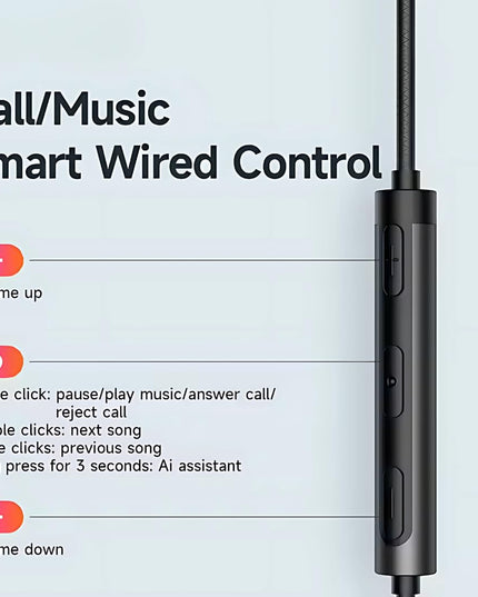ModishOmbre UNI C Earphones | Deep Bass, USB-C Wired Earbuds | Premium Comfort Fit, in-Line Microphone for Clear Calls | Universal Compatibility