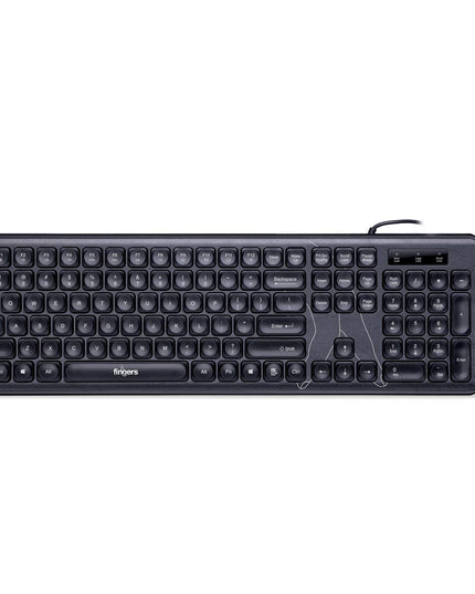 Fingers SuperClicks K4 Wired Multimedia USB Keyboard