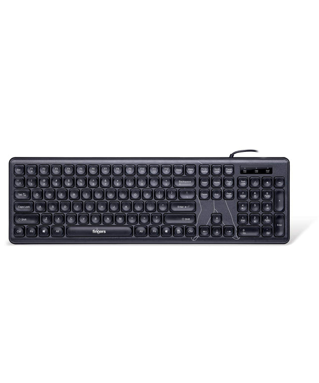 Fingers SuperClicks K4 Wired Multimedia USB Keyboard