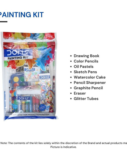 DOMS Painting Kit Gifting Range for Kids Art Strokes Kit, Multicolor