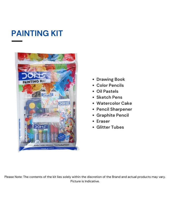 DOMS Painting Kit Gifting Range for Kids Art Strokes Kit, Multicolor