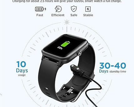 FIRE BOLTT Smartwatch USB All Type Charging Charger Compatible with Boat, Fire Boltt, Noise, Dizo, beatXP, Fast-Track & All 2 Pin Charger Watches (Cable Only)