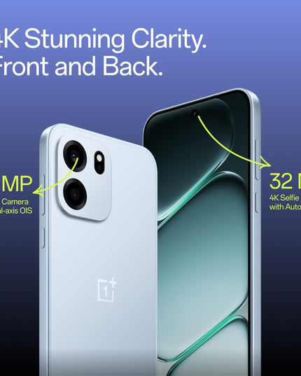 OnePlus Nord CE6 | 8GB+128GB | Lunar Pearl | Snapdragon 7s Gen 4 | Segment's Fastest Touch Response | 8000mAh Battery | 144Hz 1.5K AMOLED Display | 50MP Main + 32MP Selfie 4K Cameras | IP66,68,69,69K