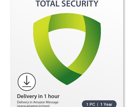 Quick Heal | Total Security | 1 User | 1 Year | AI Based Device Security for Windows PC | Banking and Browsing Protection | Dark Web Monitoring and Parental Control
