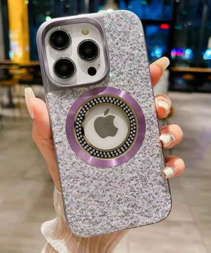 Luxury Hummy Case Sparkling Powder  Case for iPhone