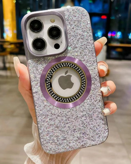 Luxury Hummy Case Sparkling Powder  Case for iPhone