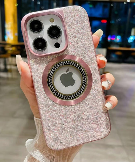Luxury Hummy Case Sparkling Powder  Case for iPhone