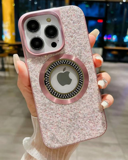 Luxury Hummy Case Sparkling Powder  Case for iPhone