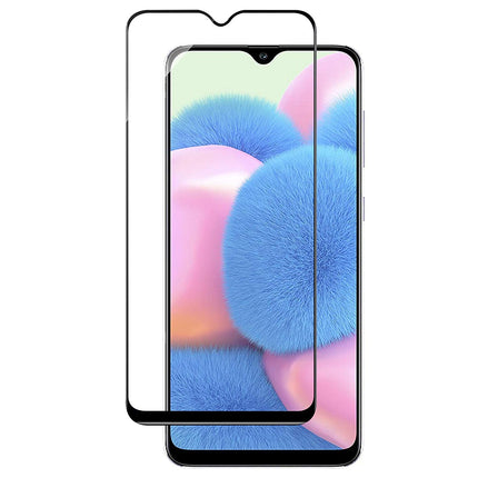 TEKOGEAR Tempered Glass for Samsung Galaxy M21 / M30s / M30 / A30s / M21 (2021) Edition | Screen Protector Full HD Quality Tempered Glass Anti-Scratch Edge to Edge Coverage with Installation Kit (Black)