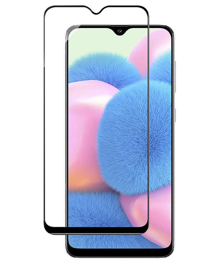 HC Tempered Glass for Samsung Galaxy M21 / M30s / M30 / A30s / M21 (2021) Edition | Screen Protector Full HD Quality Tempered Glass Anti-Scratch Edge to Edge Coverage with Installation Kit (Black)