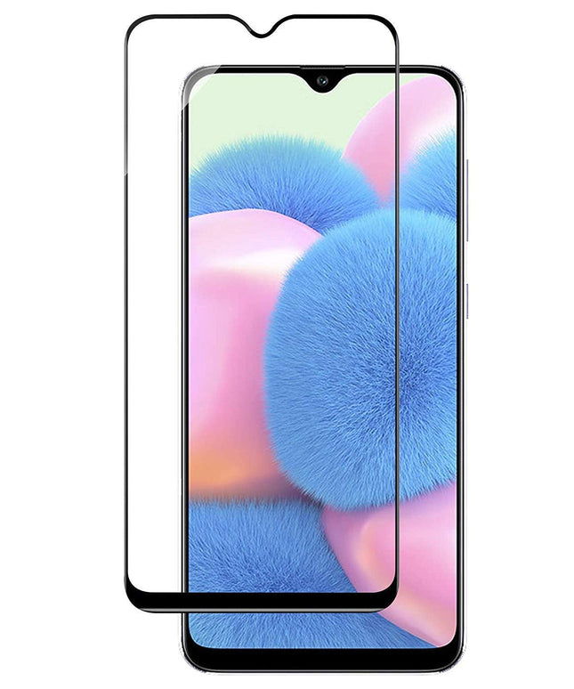 HC Tempered Glass for Samsung Galaxy M21 / M30s / M30 / A30s / M21 (2021) Edition | Screen Protector Full HD Quality Tempered Glass Anti-Scratch Edge to Edge Coverage with Installation Kit (Black)