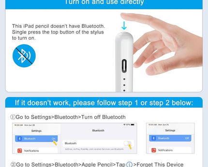 Android Tablet & iOS All iPad Pencil NO.1 Sales in US&EU,13 Mins Fast Charge Stylus Pen for iPad