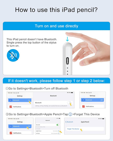 Android Tablet & iOS All iPad Pencil NO.1 Sales in US&EU,13 Mins Fast Charge Stylus Pen for iPad with Palm Rejection for 2018-2025 iPad Air 3/4/5/M2/M3, iPad mini 5/6, iPad 6/7/8/9/10/11, iPad Pro
