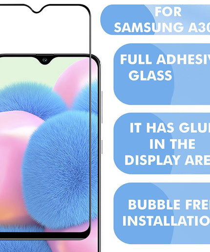 HC Tempered Glass for Samsung Galaxy M21 / M30s / M30 / A30s / M21 (2021) Edition | Screen Protector Full HD Quality Tempered Glass Anti-Scratch Edge to Edge Coverage with Installation Kit (Black)