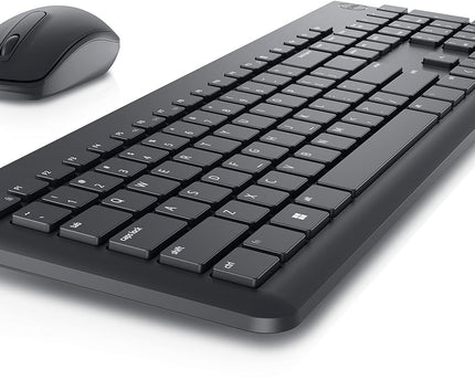 Dell KM3322W Wireless USB Keyboard and Mouse Combo, Anti-Fade & Spill-Resistant Keys, up to 36 Month Battery Life, 3Y Advance Exchange Warranty - Black