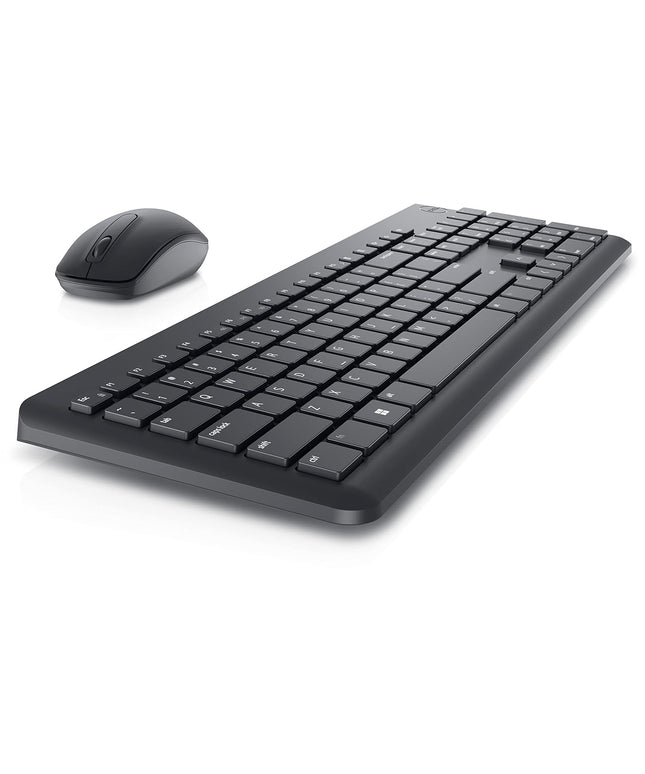 Dell KM3322W Wireless USB Keyboard and Mouse Combo, Anti-Fade & Spill-Resistant Keys, up to 36 Month Battery Life, 3Y Advance Exchange Warranty - Black