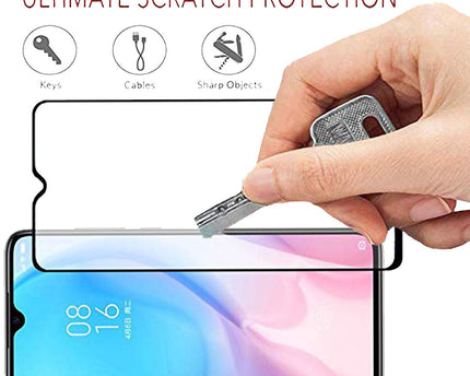 TEKOGEAR Tempered Glass for Samsung Galaxy M21 / M30s / M30 / A30s / M21 (2021) Edition | Screen Protector Full HD Quality Tempered Glass Anti-Scratch Edge to Edge Coverage with Installation Kit (Black)