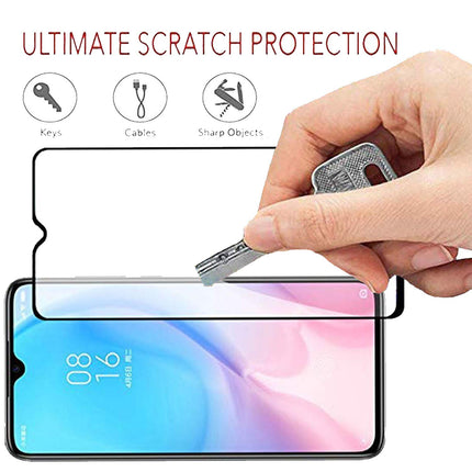 TEKOGEAR Tempered Glass for Samsung Galaxy M21 / M30s / M30 / A30s / M21 (2021) Edition | Screen Protector Full HD Quality Tempered Glass Anti-Scratch Edge to Edge Coverage with Installation Kit (Black)