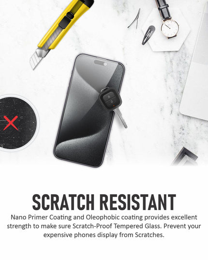 Privacy Tempered Glass Screen Protector for iPhone 16 Pro