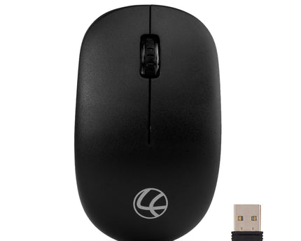 LAPCARE Safari III B Wireless Mouse-2.4GHz High Precision with Upto 1600 DPI, Nano Receiver and Plug & Play Usage -USB/Black-with 3 Year Warranty
