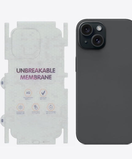 Humpy Case Back Screen Protector for iPhone 14 Unbreakable Membrane Scratch Guard Transparent TPU Full Fit Protective, Case Friendly, Compatible with iPhone 14