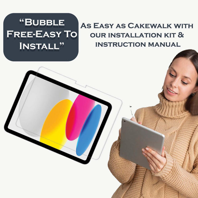 TG Tempered Glass Screen Guard for Apple iPad 11th Generation A16 11 inch 2025 / For iPad 10th Gen 10.9 inch 2022 (with Easy Installation Kit) (Pack of 1)