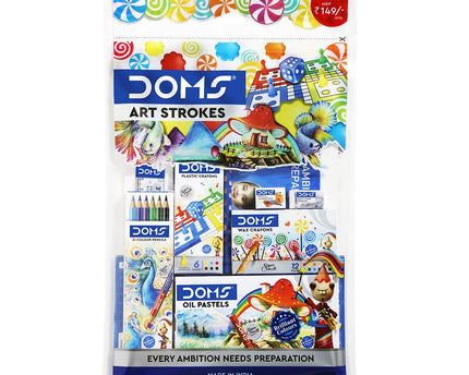 DOMS Painting Kit Gifting Range for Kids Art Strokes Kit, Multicolor