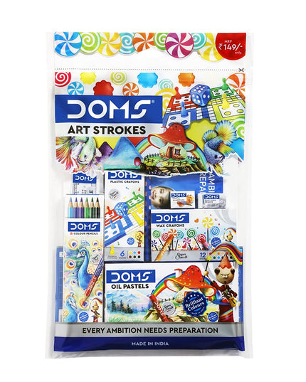 DOMS Painting Kit Gifting Range for Kids Art Strokes Kit, Multicolor