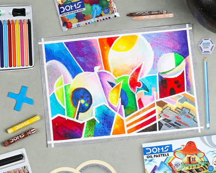 DOMS Painting Kit Gifting Range for Kids Art Strokes Kit, Multicolor