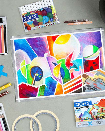 DOMS Painting Kit Gifting Range for Kids Art Strokes Kit, Multicolor