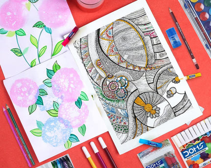 DOMS Painting Kit Gifting Range for Kids Art Strokes Kit, Multicolor