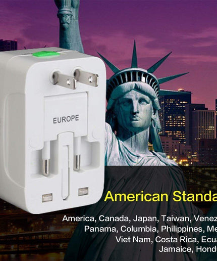 TGG 224+ Countries Supported 2024 Universal Travel Adapter Plug Travel Adapter International All in One Worldwide Universal Travel Adapters Compatible with Smart Phone, Laptop, Mobile, Camera, Tablet