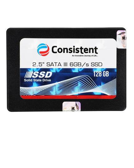 Consistent 2.5 SATA 128 GB Laptop, Desktop Internal Solid State Drive (SSD) (CTSSD128S6 128GB SSD DRIVE)  (Interface: SATA, Form Factor: 2.5 Inch)