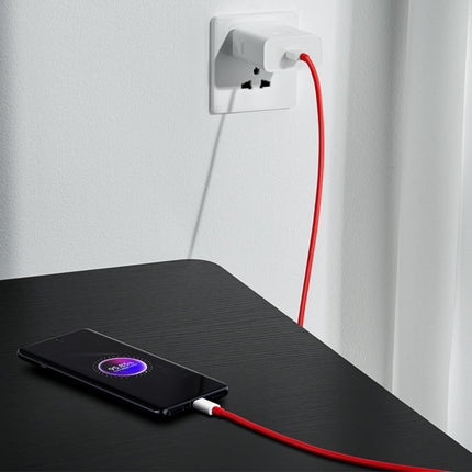 Oneplus Original 100W Charger for OnePlus Fold Series, 12, 11 Series Adapter with Durable Cable White