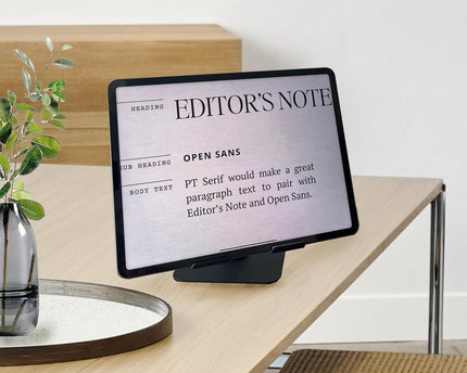 TG 360 Degree Rotating Adjustable Metal Tablet Stand, Foldable Desk Mount Holder for Upto 12 Inch iPads & Tabs