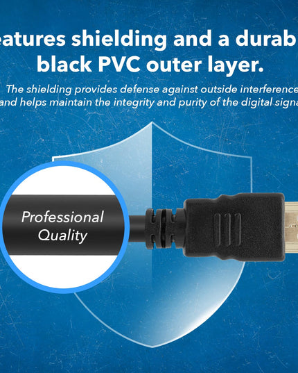 TGG UltraHigh-Speed 4K HDMI Cable 1.5 Meter (4.94ft) - HDMI Cable 4K@60Hz, HDR10, ARC, 3D - Durable PVC – Compatible With TVs, Sound Bar, Laptop, Projector & More (1 Pack)