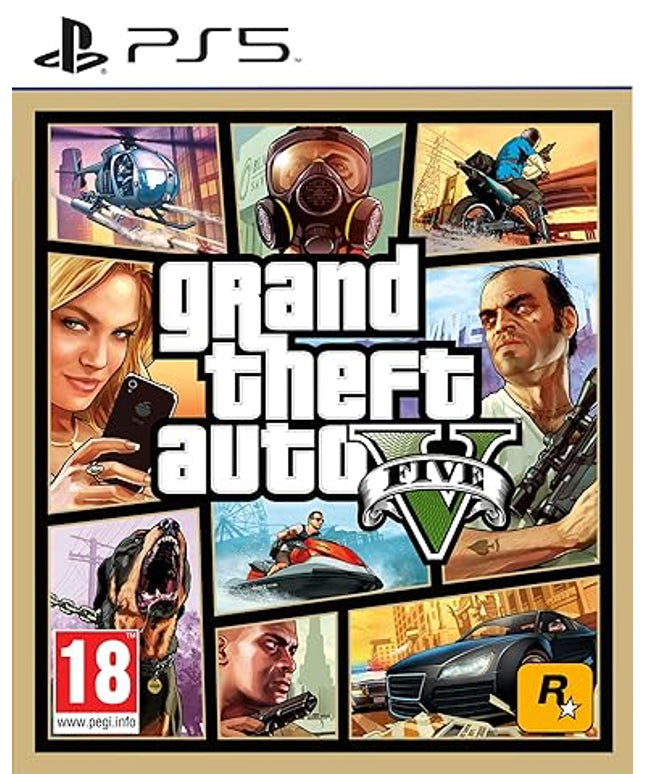 Rockstar Games PS5 Video Game ConsoleGrand Theft Auto V(CD)