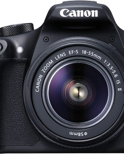 Canon EOS 1300D 18MP Digital SLR Camera (Black) with 18-55mm ISII Lens, 16GB Card and Carry Case