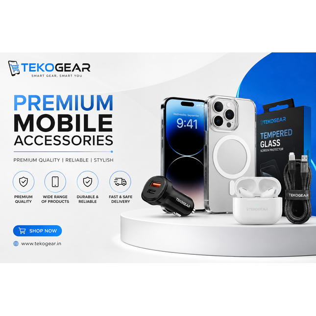 Premium Mobile Accessories – Smart Gear for Everyday Life | TEKOGEAR (Collab)