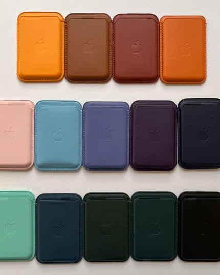 MagSafe Leather Wallet Card Holder