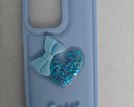 Girls back cover_Glitter cover_Girls Fancy soft case_Sweet Heart cover