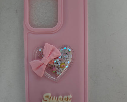 Girls back cover_Glitter cover_Girls Fancy soft case_Sweet Heart cover