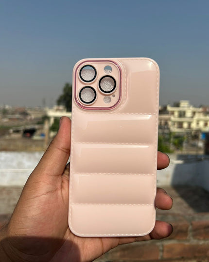 Puffer Case Down Jacket Airbag Shockproof iPhone Case
