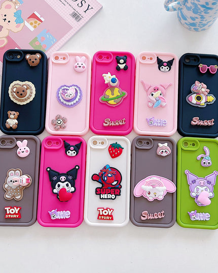 Cartoon Kuromi Kitty Case,Full Protective for iPhone