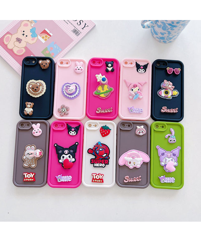 Cartoon Kuromi Kitty Case,Full Protective for iPhone