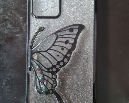 Luxury Glitter Cute Butterfly Plating Soft TPU