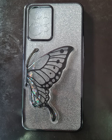 Luxury Glitter Cute Butterfly Plating Soft TPU